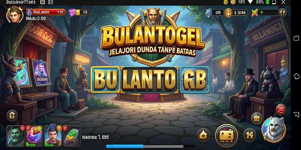 Tampilan gameplay BULANTOGEL di dunia terbuka yang luas.
