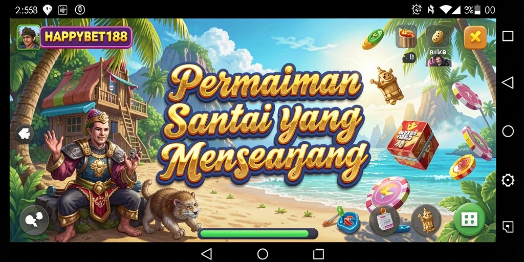Tampilan gameplay menyenangkan dari HAPPYBET188 dengan berbagai level yang menarik.