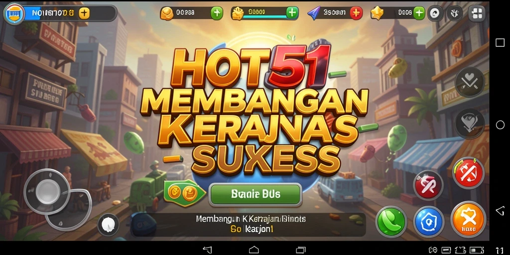 Tampilan screenshot HOT51 saat pemain mengelola bisnis dengan strategis.