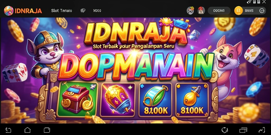 Gameplay Slot IDNRAJA yang seru dan menegangkan.
