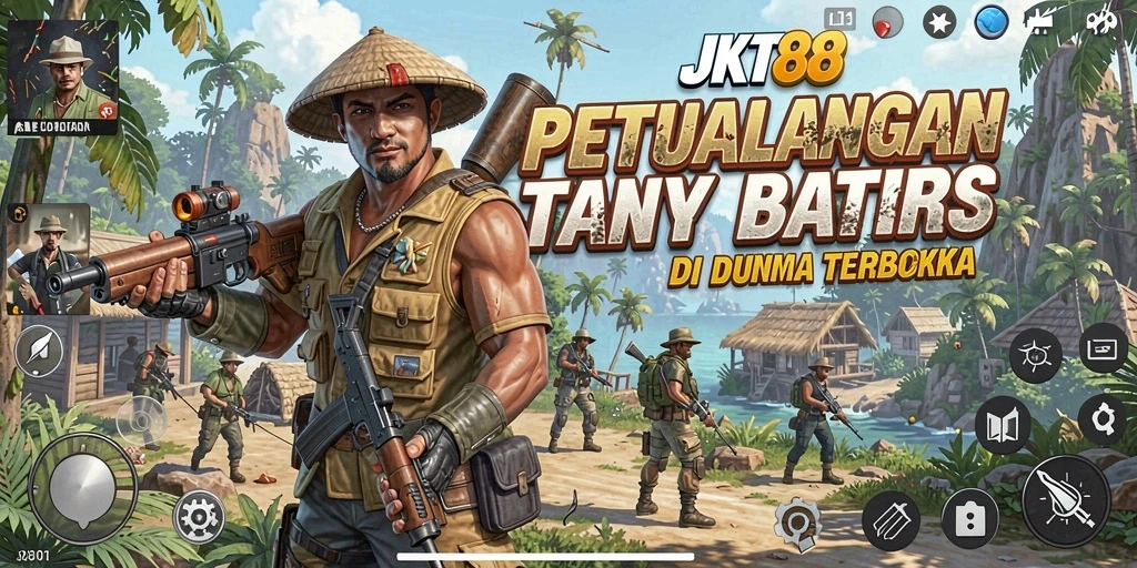 Gameplay JKT88 di dunia terbuka yang luas dan mendetail.