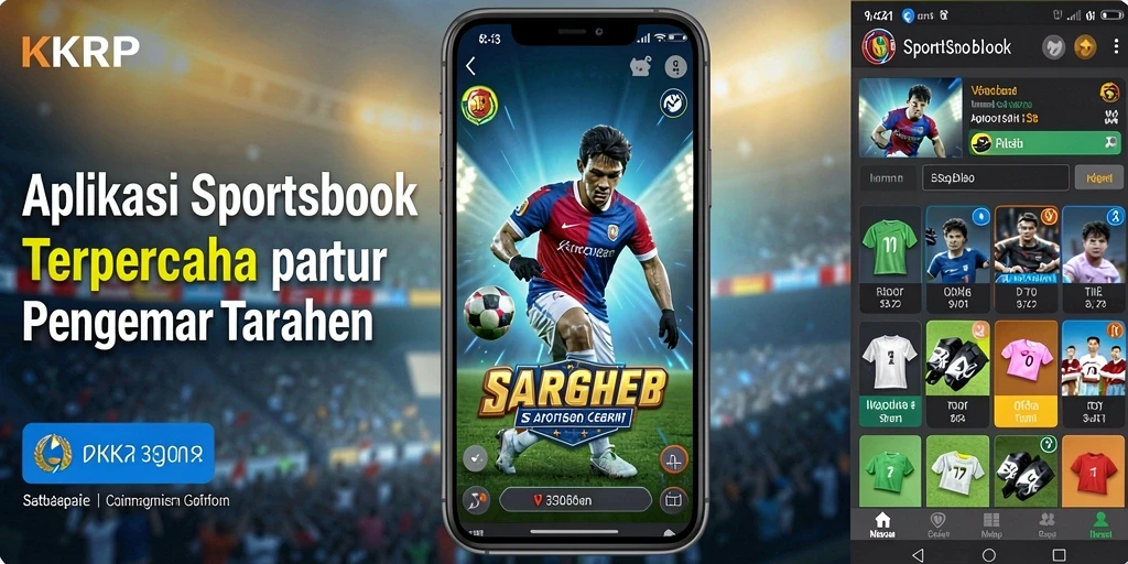 Screenshot KKRP menampilkan taruhan langsung dalam pertandingan olahraga.