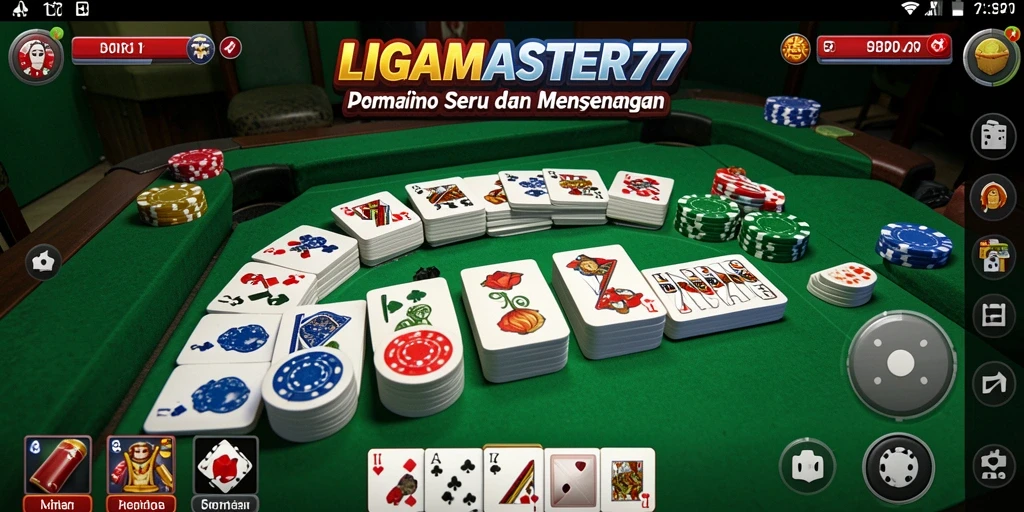 Gameplay menegangkan di LIGAMASTER77, penuh strategi dan keseruan.