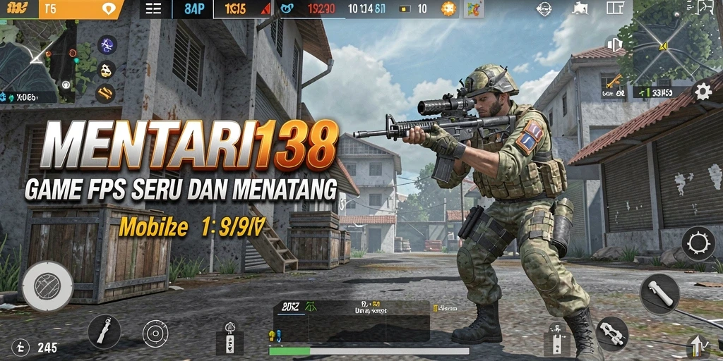 Gameplay menegangkan dengan aksi tembak-menembak yang seru.