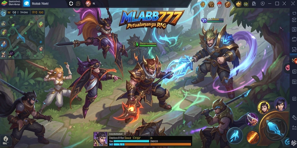 Tampilan gameplay seru dan dinamis di MLBB777.