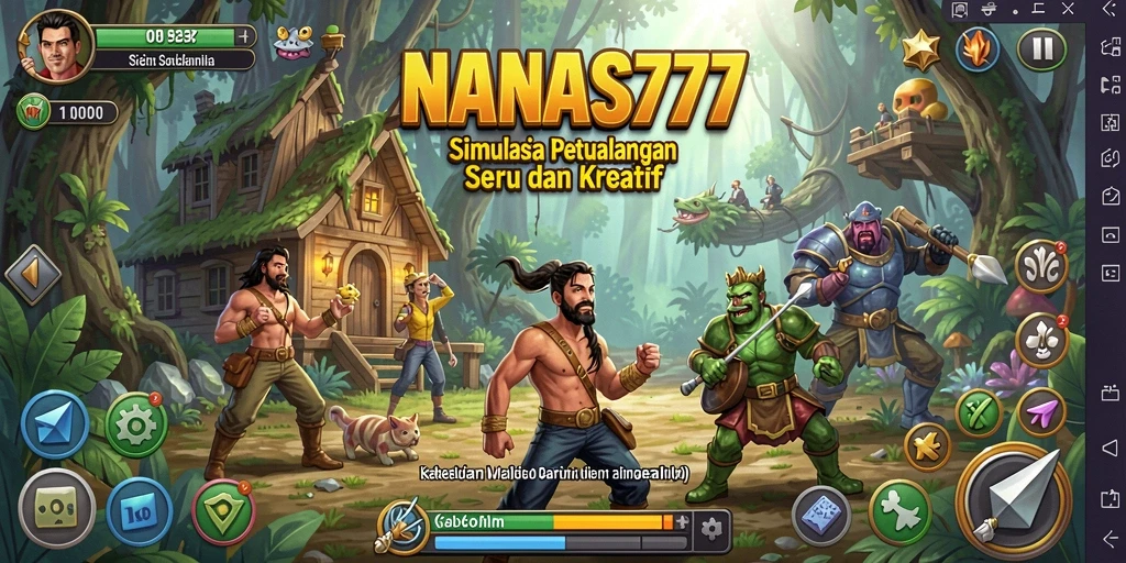 Tampilan gameplay menarik dari NANAS777 yang penuh dengan petualangan.