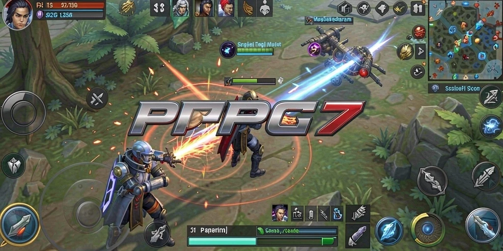 Tampilan menarik dari gameplay strategi di PCPC7.