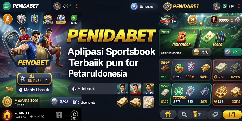 Tampilan aplikasi PENIDABET saat bertaruh pada olahraga.