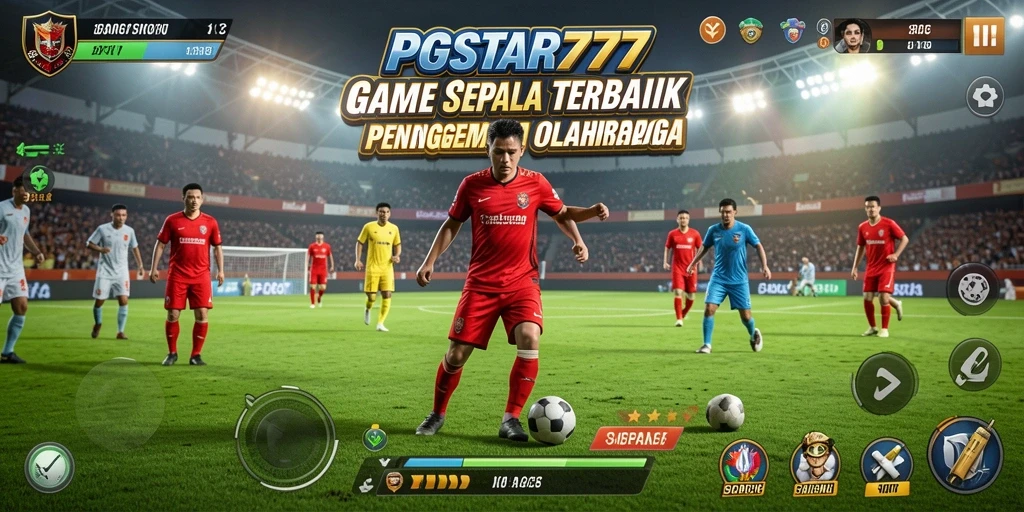 Tampilkan gameplay seru PGSTAR777 dalam pertandingan sepak bola.