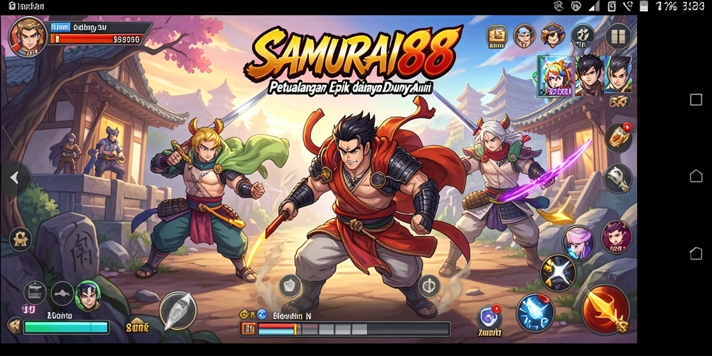 Gameplay menarik dari SAMURAI88 dengan karakter penuh aksi.