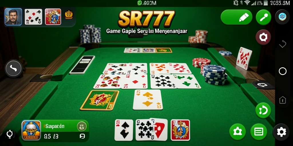 Tangkapan layar gameplay Gaple yang menarik dan interaktif.