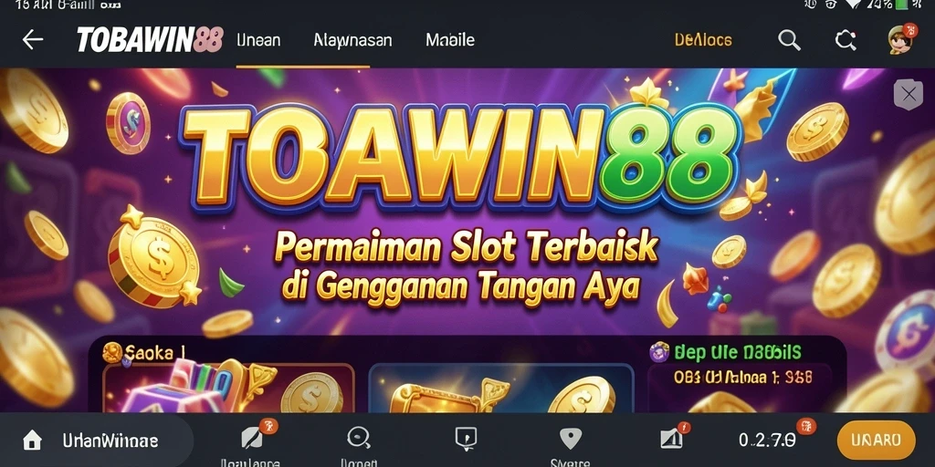 Tampilan menarik dari gameplay slot TOBAWIN88 yang penuh warna.